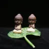 Kleine Boeddha - keramische standbeeld - monnik beeldjeBeelden & Sculpturen