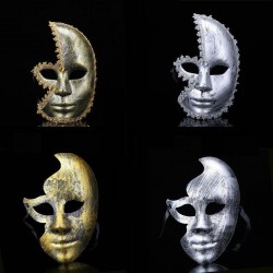 Antique silver & gold - Venetian mask - half faceMaskers
