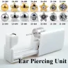 Disposable sterile ear piercing unit with earring - setEarrings