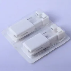 Disposable sterile ear piercing unit with earring - setEarrings