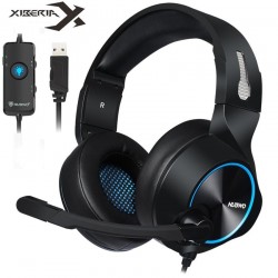 Xiberia Nubwo Brand N11 PC Gamer Headset USB 71 Channel Sound Bass Casque Computer Gaming Headphone