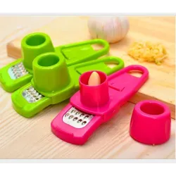 Ginger - garlic - grater tool - silicone peeler - slicerMills - Grinders