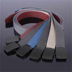Luxury knitted belt with automatic buckle
