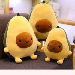 1 pcs 30-60CM Cute Avocado Stuffed Plush Toy Soft Baby Doll Cartoon Fruit Pillow Sofa Cushion kids G