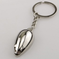 Mouse Key Chain - High Quality Metal Keychain Drop Ring Keyring Key Chain for men and women Gift jew