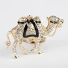 Crystal & gold camel - keychainKeyrings