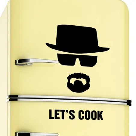 Let's Cook - Breaking Bad - vinyl muurstickerMuurstickers