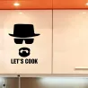 Let's Cook - Breaking Bad - vinyl muurstickerMuurstickers