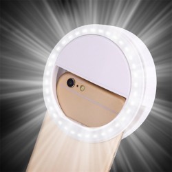 LED Ring Flash Universal Selfie Light Portable Mobile Phone 36 LEDS Selfie Lamp Luminous Ring Clip FVerlichting
