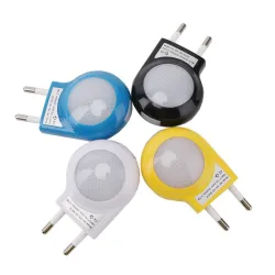 mini led snail night light - auto night lamp built-in light sensor - control light wall lamp for baby kids bedroomVerlichting