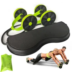 AB wielen roller - rekbare elastische weerstand trekkoord - buikspiertrainerEquipment