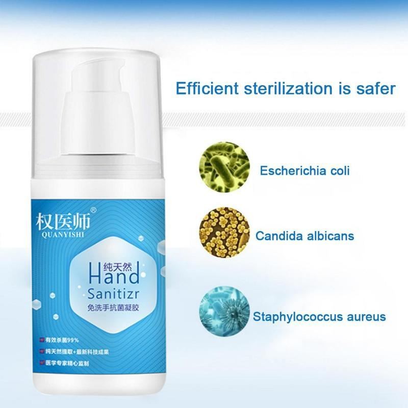 100ml Portable Disposable No Clean Waterless Hand Sanitizer Alkohol Antibakterielle Hand Sanitizer Dis