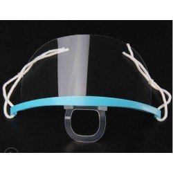 Transparant mondmasker - anti-mist/anti-speeksel - plastic mondschild - liplezenMondmaskers