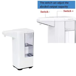 Automatic Touchless Alcohol Dispenser - 500MLUiterlijk & Gezondheid
