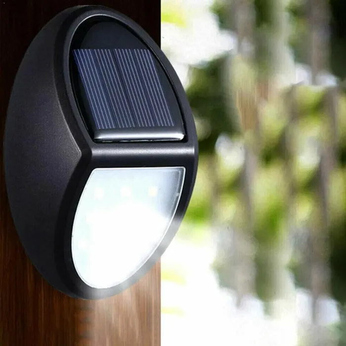 Waterproof Solar Power LED Lamp - 10LED 100mAhWandlampen