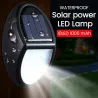 Waterproof Solar Power LED Lamp - 10LED 100mAhWandlampen