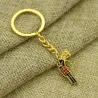 Gold Gun KeychainSleutelhangers