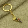 Gold Gun KeychainSleutelhangers
