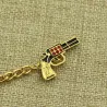 Gold Gun KeychainSleutelhangers