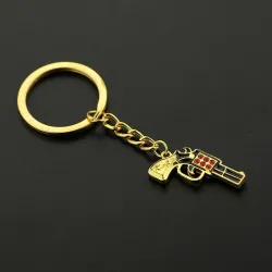 Gold Gun KeychainSleutelhangers