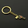 Gold Gun KeychainSleutelhangers