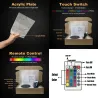3D uil - LED nachtlampje - USB - touch control / afstandsbedieningVerlichting
