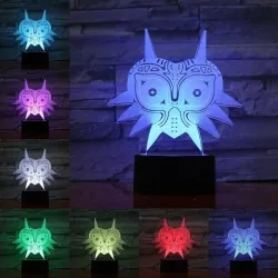 3D uil - LED nachtlampje - USB - touch control / afstandsbedieningVerlichting