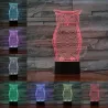 3D owl - LED night lamp - USB - touch control / remote controlLights & lighting