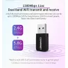 1300Mbps Mini wireless adapter - windows XP/Vista/7/8/10 - Mac OSUSB geheugen