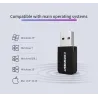 1300Mbps Mini wireless adapter - windows XP/Vista/7/8/10 - Mac OSUSB geheugen