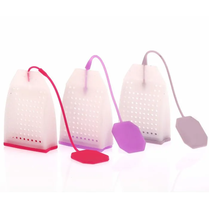 Herbruikbare thee-infusers - siliconen zakjeTheefilters