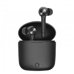 Bluetooth wireless earphones - black - lightweight
