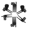 Black cat fruit fork - 6pcs/packBestek