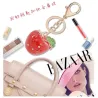 Crystal apple keychain - green - redSleutelhangers