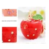 Crystal apple keychain - green - redSleutelhangers