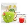 Crystal apple keychain - green - redSleutelhangers
