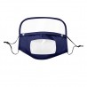 Gezichtsmasker voor kinderen met afneembaar oogschild - zichtbare mond - herbruikbaar - wasbaarMondmaskers