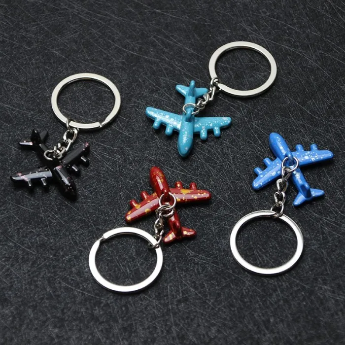 Mini airplanes - keyrings - multiple coloursSleutelhangers