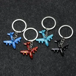 Mini airplanes - keyrings - multiple coloursSleutelhangers