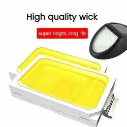 Waterproof Solar Power LED Lamp - 10LED 100mAhWandlampen
