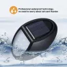 Waterproof Solar Power LED Lamp - 10LED 100mAhWandlampen