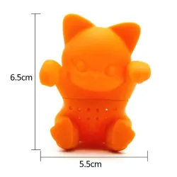 Silicone kitten shaped - tea infuser - reusable - 1pcsTheefilters
