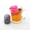Silicone hippo shaped - tea infuser - reusable - 1pcsTheefilters