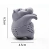 Silicone hippo shaped - tea infuser - reusable - 1pcsTheefilters