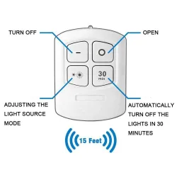 3W LED light - cabinet - wireless - for dormitory closetVerlichting