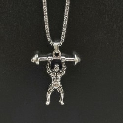 Weightlifting muscle - chain - necklaceNecklaces