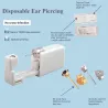 Disposable sterile ear piercing unit with earring - setEarrings