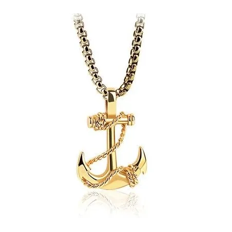 Vintage pirate anchor pendant - necklaceNecklaces