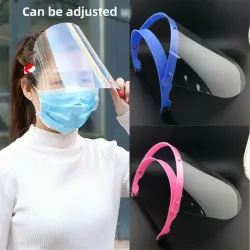 Safety shield mask - adjustable - transparent - visorMondmaskers