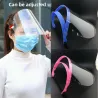 Safety shield mask - adjustable - transparent - visorMondmaskers